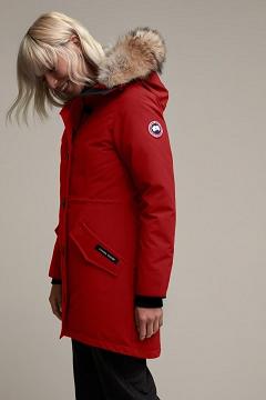 Chamarras Canada Goose Mujer Outlet - Rossclair Abrigos Rojos Oscuro UC5018437